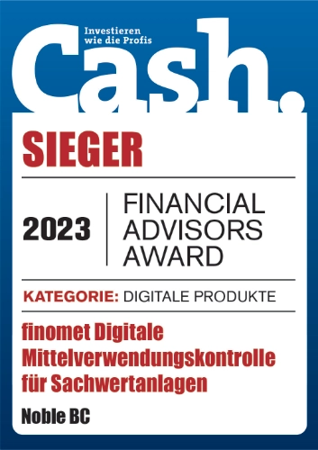 Cash. Financial Advisors Award 2023