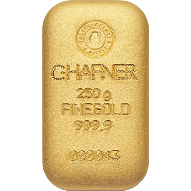 250 g Goldbarren C. Hafner – Bild 1