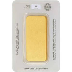 1 kg Goldbarren C. Hafner – Bild 3