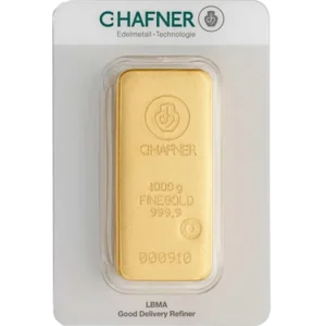 1 kg Goldbarren C. Hafner – Bild 2