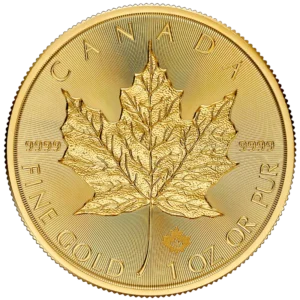 1 Unze Gold Maple Leaf diverse Jahrgänge – Bild 1