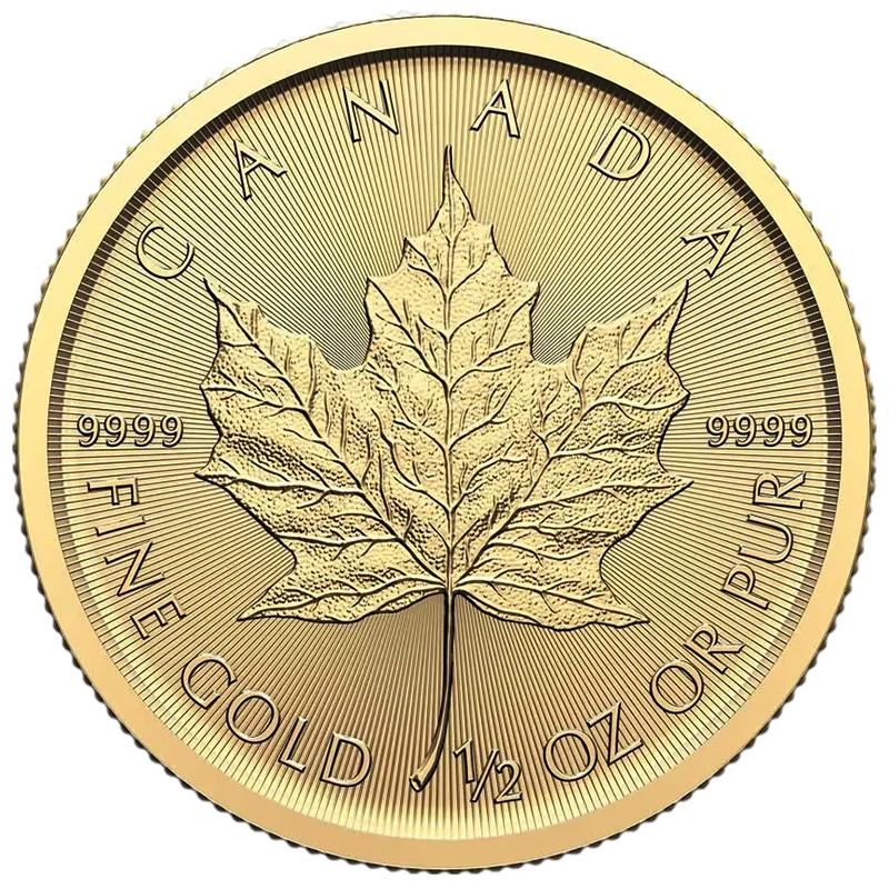 1/2 Unze Gold Maple Leaf diverse Jahrgänge – Bild 1