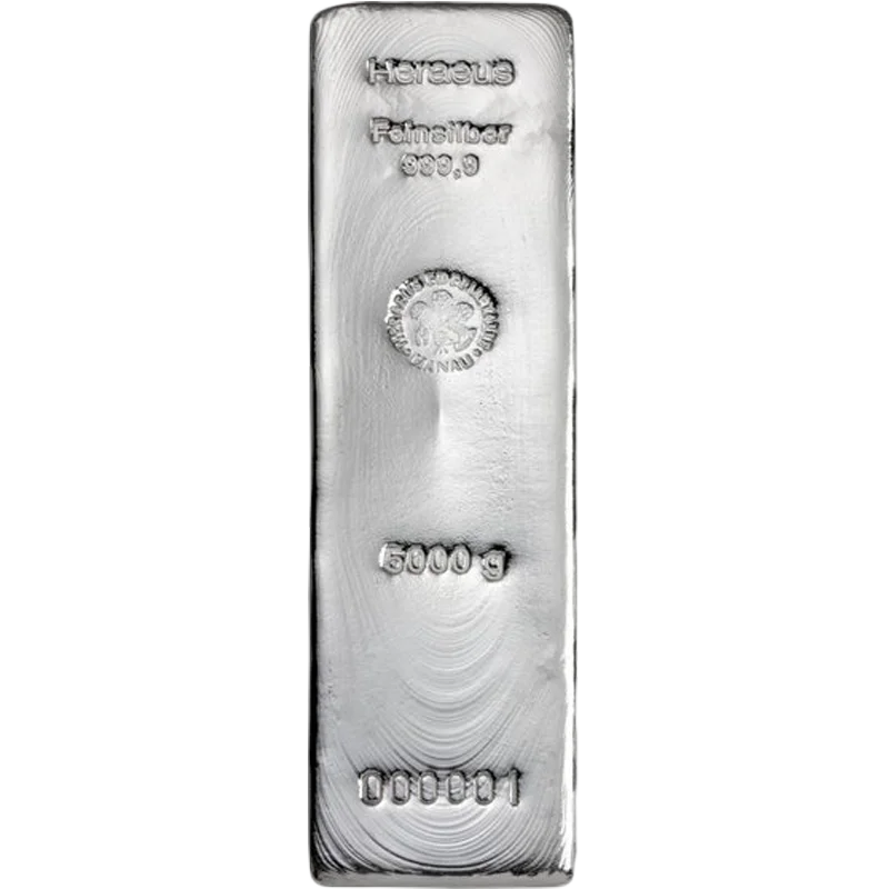 5 kg Silberbarren Heraeus – Bild 2