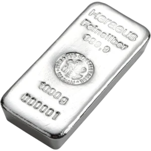 1 kg Silberbarren Heraeus – Bild 3