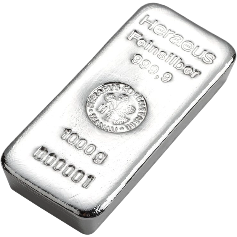 1 kg Silberbarren Heraeus – Bild 3